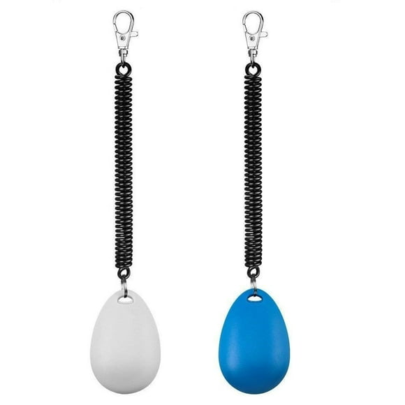 Clicker d'Entraînement pour Chien avec Sangle de Poignet - Durable Léger Facile à Utiliser, Clicker d'Entraînement pour Chats Chiots Oiseaux Chevaux. Parfait pour l'Entraînement Comportemental Lot de 2