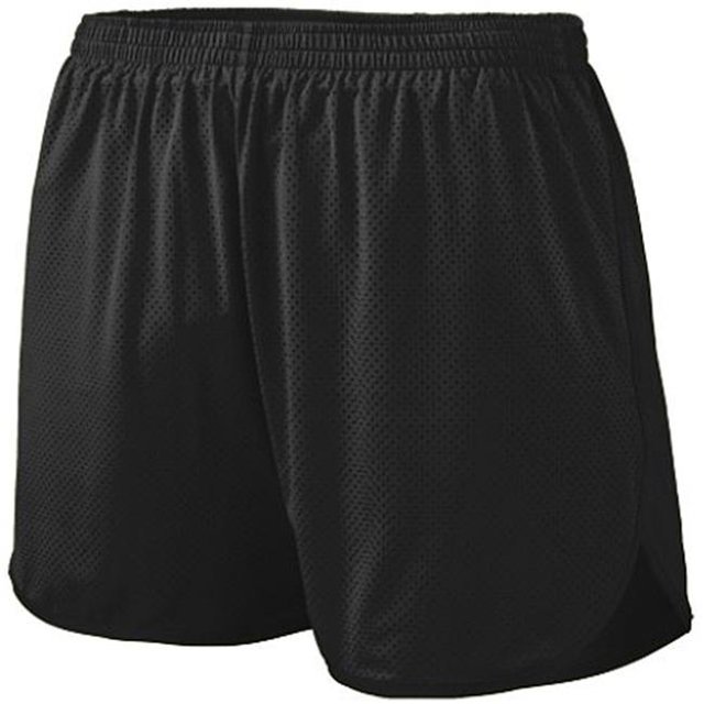 338A Solid Split Short - Black, 2X