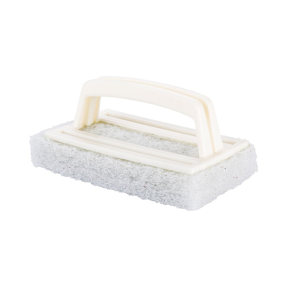 RW Clean White Scouring Pad MultiPurpose, Light Duty, with Handle