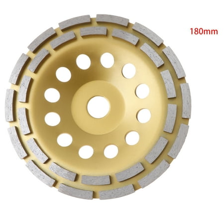 

GENEMA Diamond Segment Wheel Disc Grinding Cup Concrete Marble Stone Floor Polishing Plate Double Row Grinding Wheel