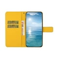thumbnail image 5 of For Samsung Galaxy S24 FE 5G 6.7" Ethnic Wind Embossed Strong Magnetic Attachment/Closure, Card Slots/Pocket, PU Leather Flip Wallet Case ﻿,Yellow,For Galaxy S24 FE 5G, 5 of 7