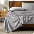 thumbnail image 1 of Bare Home Microplush Fleece Sheet Set - Ultra Soft - Deep Pocket - Full, Light Gray, 1 of 7