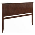 thumbnail image 2 of Pemberly Row King Coastal Solid Wood Panel Headboard in Walnut, 2 of 9