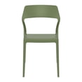 thumbnail image 4 of Compamia Snow Dining Chair Olive Green, Set of 2, 4 of 5