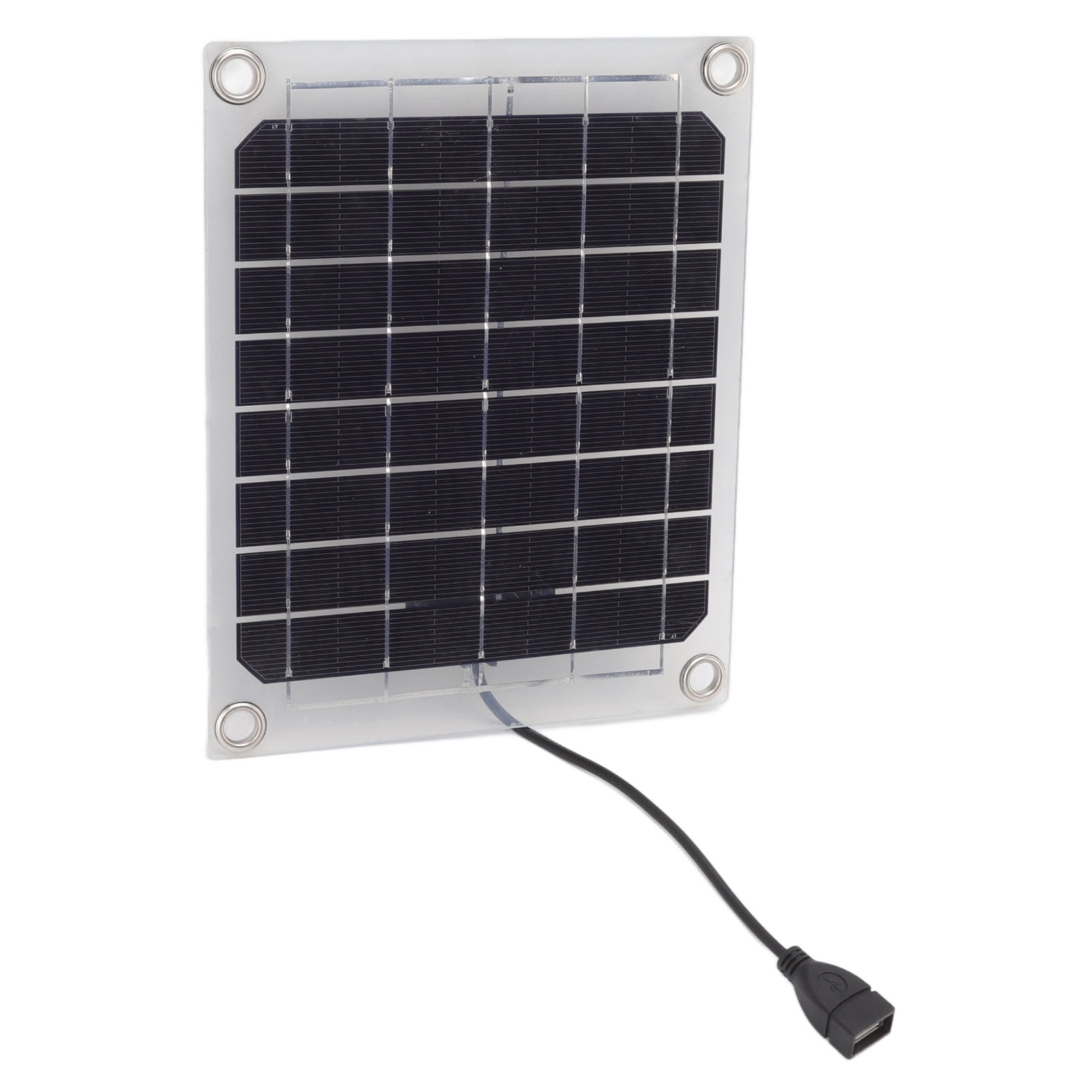 Solar Panel, Plug And Play Energy Saving Solar Power Panel  For Camping
