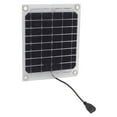 thumbnail image 4 of 10W Double-Sided Solar Charger Panel, Transparent ABS Design with USB Output, Smart Overcharge & Reverse Discharge Protection, Plug-and-Play Portable Charging Solution for Outdoor Camping, Hiking,, 4 of 6