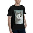 thumbnail image 2 of Bingfone Funny Cat Men'S Loose Fit Short-Sleeve Pocket T-Shirt, 2 of 7