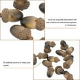 thumbnail image 4 of EeaseCA 50pcs Artificial Lifelike Small Acorn Photo Props False Nuts Home Kitchen Decor Dark Color, 4 of 7