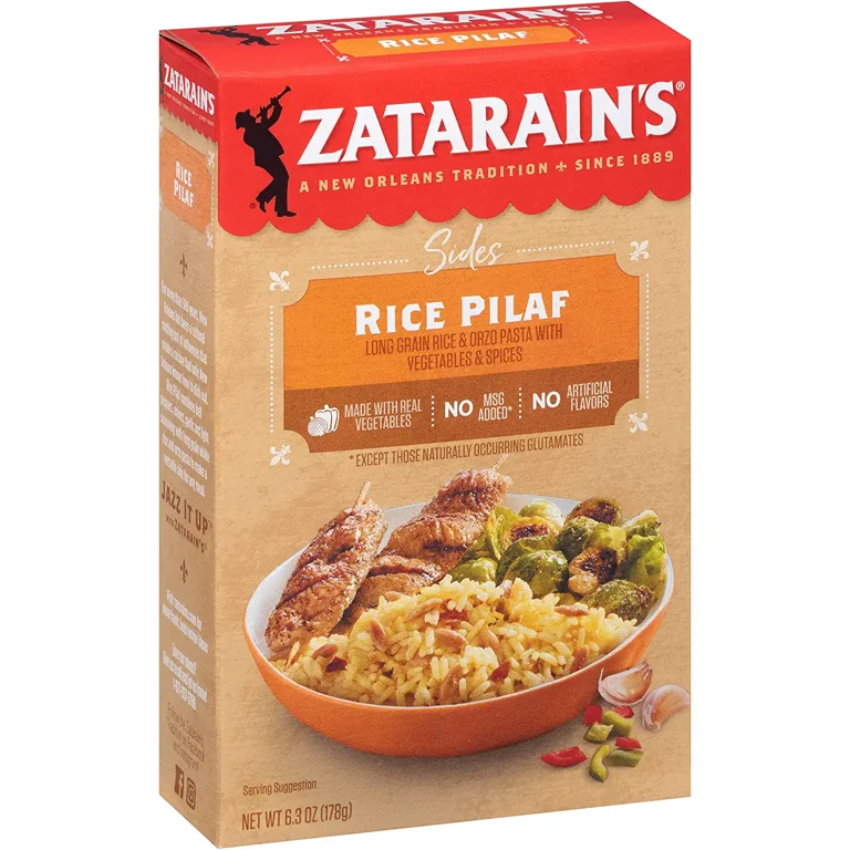Zatarain's Rice Pilaf, 6.3 oz (Pack of 12) : Packaged  