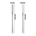 thumbnail image 3 of 2Pcs Shower Foot Brush and Toe Scrubber Set with Long Handle Soft Silicone Foot Exfoliation Cleaning Brushes for Dead Skin and Mobility Aid, Gray, 3 of 3