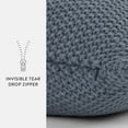 thumbnail image 4 of Noble Linens Decor Throw Pillow in Seed Stitch Knit Fabric, 4 of 9