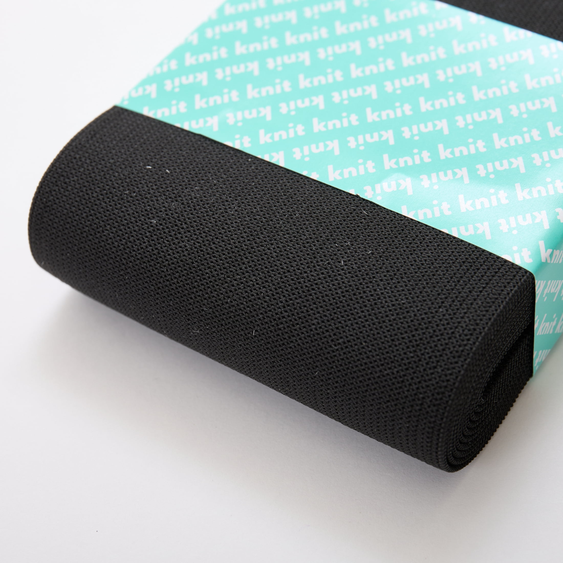(2 pack) Hello Hobby 3" Black Knit Elastic for Sewing and Craft Projects