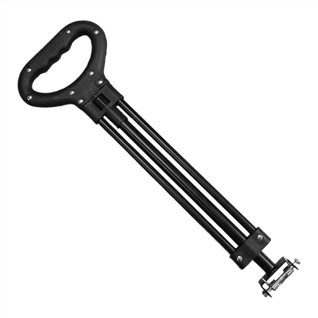 Poignée de Chariot de Remplacement, Poignée d'Extension pour Chariot, Poignées de Traction pour Chariot, Poignée de Poussée de Poussette/chariot de Remplacement, 1 x Poignée de Chariot, Noir