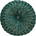 thumbnail image 2 of Almohadas Decorativas Redondas EUCIOR de Terciopelo Verde Navidad, 15 cm, 2 of 6