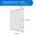 thumbnail image 5 of Great Value; 16x20x1; MERV 13 BEST HVAC Air and Furnace Filter; Improves Indoor Air Quality; 2 Filters, 5 of 11