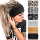 thumbnail image 4 of Banda para el cabello deportiva para yoga para mujer, diadema con nudo que combina con todo, diadema ancha con lados, accesorios para el cabello de algodón elástico, 4 of 6