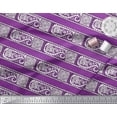 thumbnail image 3 of Soimoi Poly Georgette Fabric Leaves & Floral Block Print Fabric by The Yard 52 Inch Wide, 3 of 4