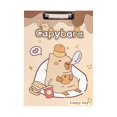 thumbnail image 1 of Reclining Capybara Flip Clipboard Cute Animal Hardboard Writing Pad with Secure Metal Clip 9 X 12 Inch for School Travel And, 1 of 5