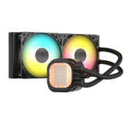 CORSAIR NAUTILUS 240 RS ARGB Liquid CPU Cooler – RS120 ARGB Fans – Fits Intel® LGA 1851, AMD® AM5/AM4 – Simple Daisy-Chain Connections - Direct Motherboard Connection