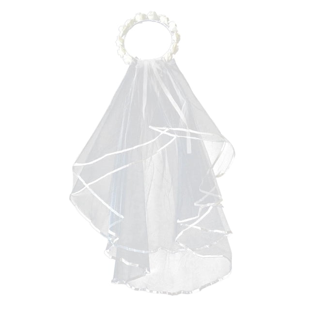 Diadema de flores Macarena Corona de pelo blanca para Mujeres