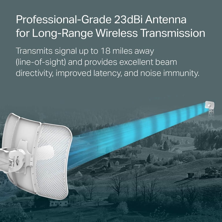 TP-Link 5GHz AC867 Outdoor CPE | Wi-Fi Extender | PtP/PtMP