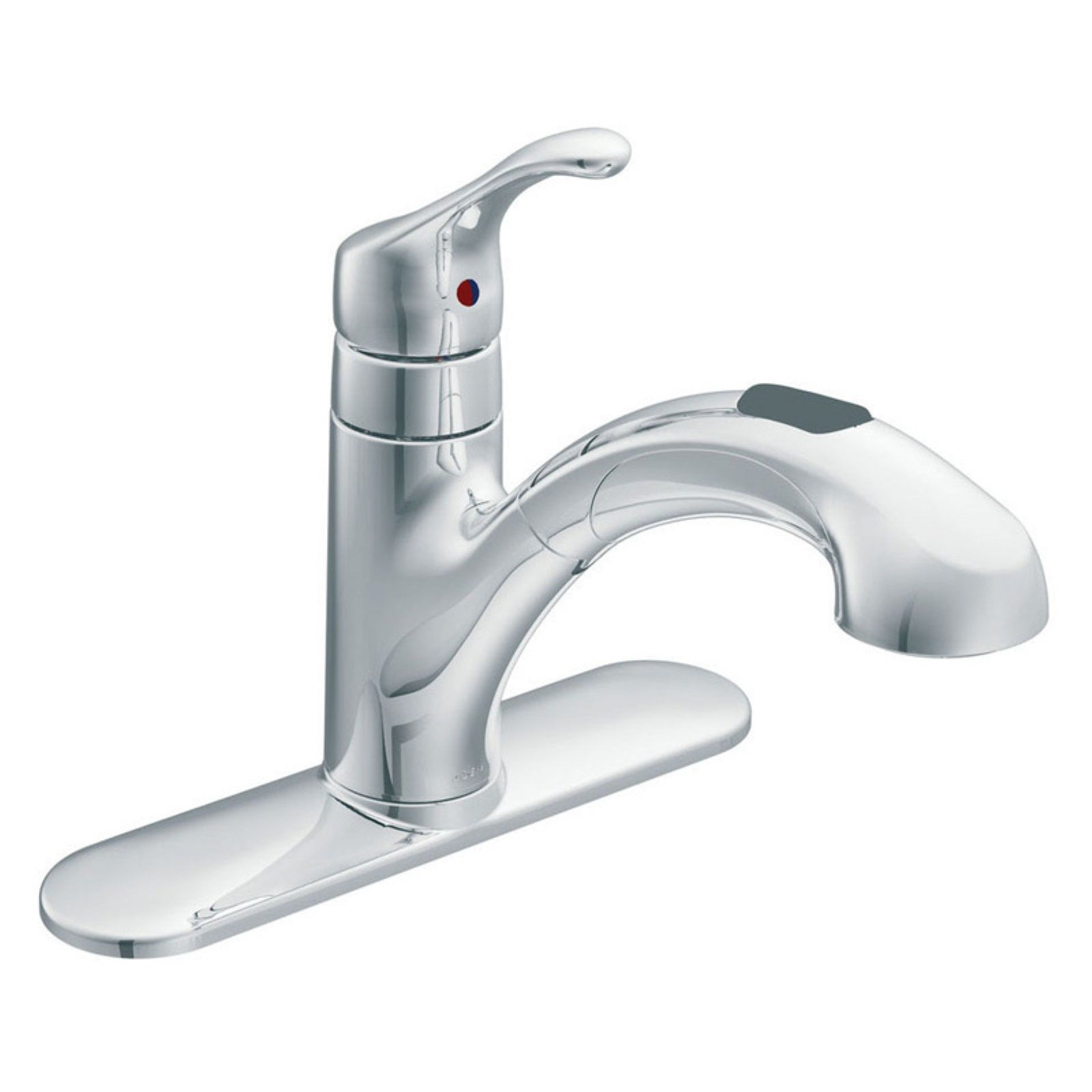 Moen Renzo One Handle Chrome Pull Out Kitchen Faucet Walmartcom Walmartcom