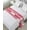 White Pink, variant on Bed Runner Scarf Queen Size, Blue Geometric Stain Bed Runners & Scarves for Foot of Beds, Watercolor Ombre Modern Abstract Art Decorative Bedding Runner Scarf for Hotel Home Bedroom