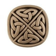 thumbnail image 2 of Acorn Manufacturing DQGAP Artisan Collection Celtic Square Knob, Antique Brass, 2 of 3