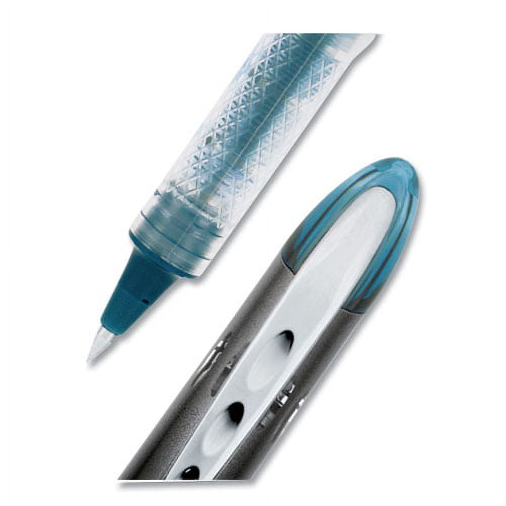 Vision Elite Roller Ball Pen, Stick, Extra-Fine 0.5 Mm, Blue Ink, Blue Barrel | Bundle of 5 Each
