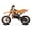 Orange, variant on 49cc 2-Stroke Kids Dirt Bike, Gas Powered Mini Dirt Bike for Boys and Girls 5-13, Motorcycle with 25mph Max Speed, 2.5-10" Off Road Tires, Front and Rear Suspension & Dual Disc Brakes, Blue