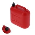 thumbnail image 2 of Jerry Can ABS Plastic Portable Gas Canister Military Style Oil Tank Industrial Supply 10L Red, 2 of 5