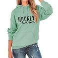 thumbnail image 2 of Hockey Mama Hoodies for Women 2025 Long Sleeve Soft Graphic Hooded Sweatshirt with Pockets Pullover Tops, 2 of 4