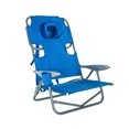 thumbnail image 3 of Ostrich On-Your-Back Outdoor Lounge 5 Position Reclining Beach Chair (4 Pack), 3 of 9