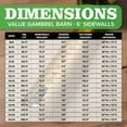 Little Cottage Co 8 Ft X 16 Ft Value Gambrel Wood Storage Barn pool-size-chart-most-common-swimming-pool-sizes