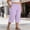Purples, variant on Plus Size Capris Pants for Women Fashion Wide Leg Elastic Waist Lightweight Breathable Cropped Pans with Pockets