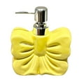 thumbnail image 4 of Bow Lotion Dispenser Hand Soap Bottle Sanitizer Jar Decorative Ceramic for Bathroom Countertops and Kitchen Sinks, 4 of 8