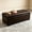 Brown + PU Leather, variant on Leather Storage Bench End of Bed Queen, Tufted Flip Top 49.75" Brown