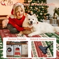 thumbnail image 5 of BERTHMEER 2'x3' Small Christmas Area Rugs for Entryway Bathroom Christmas Rugs for Bedroom Kitchen Dorm Holiday Decor for Entrance Non Slip Washable Red and Green Indoor Carpets, 5 of 6