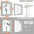 thumbnail image 7 of Yoolax Motorized Sliding Panel Track Blind Blackout Smart Vertical Blinds Electric Window Shade with WiFi Hardwire Power Motor for Patio Glass Door(Blackout Pure White,74"W x 84"H), 7 of 7