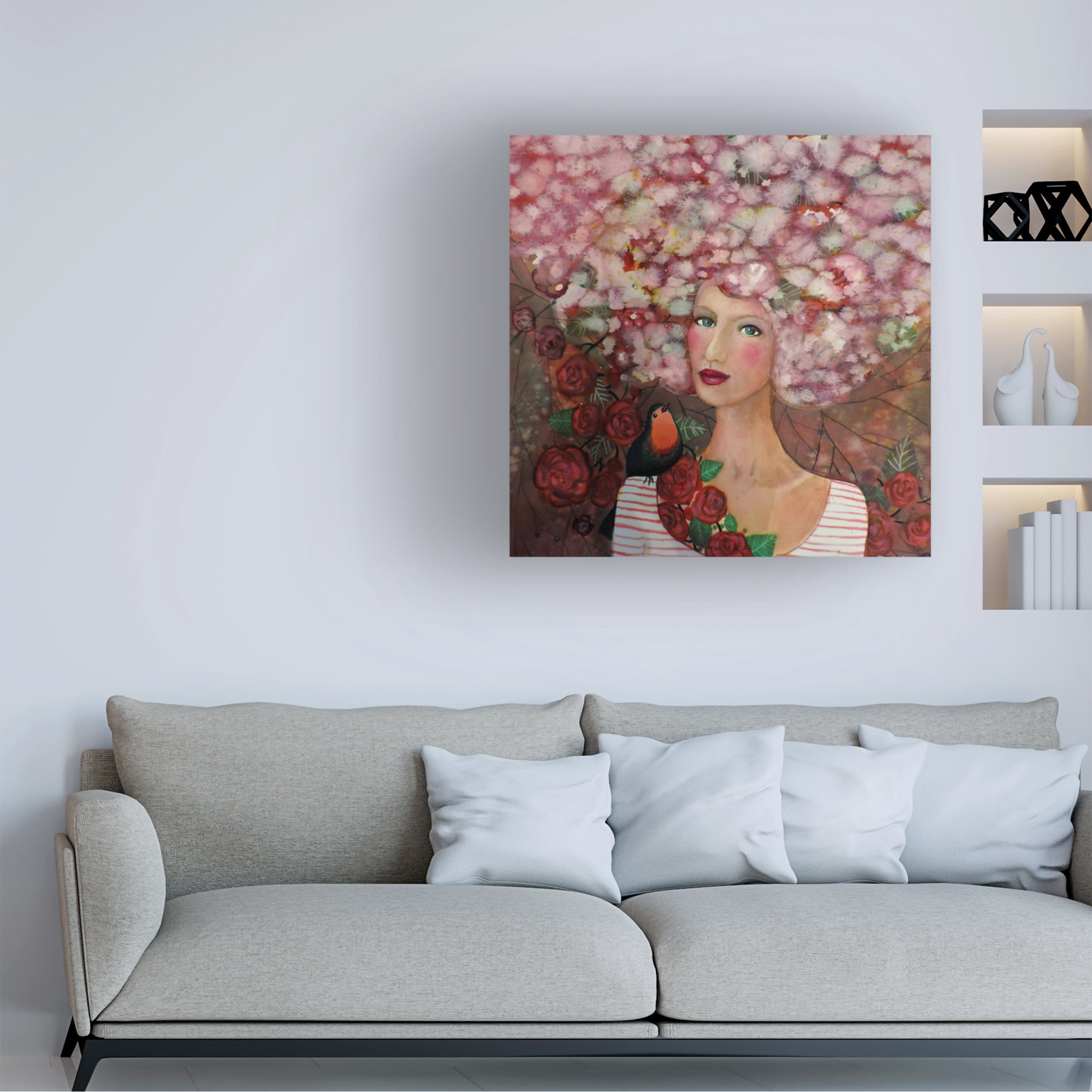 Sylvie Demers 'Delphine' Canvas Art