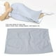 thumbnail image 4 of Falda De Colchón Para Incontinencia Para Niños, Impermeable, Lavable, Gris, Azul, Cintura Ajustable, Falda De Pañal Para Incontinencia De Fácil Uso Para El Hogar Para Personas, 4 of 7