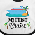 thumbnail image 4 of Inktastic My 1st Cruise Vacation Trip Boys or Girls Baby Bib, 4 of 4