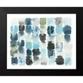 thumbnail image 2 of Popp, Grace 14x12 Black Modern Framed Museum Art Print Titled - Moss and Water I, 2 of 5
