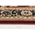thumbnail image 3 of Rug Branch Traditional Persian  Red Black Indoor Runner Rug - 3x10, 3 of 5