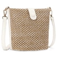 thumbnail image 2 of LOUEBICA Small Straw Crossbody Bag for Women Woven Summer Shoulder Phone Purse Beach Handbag for Vacation, 2 of 4