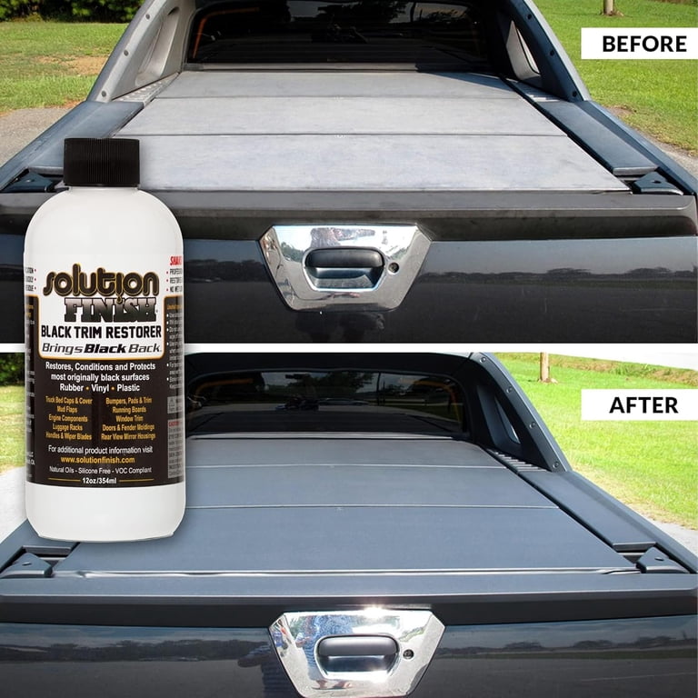 Solution Finish Black Plastic & Vinyl Trim Restorer, 12 Oz photo 6