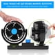 thumbnail image 4 of sweethay Ventilador de doble cabeza para automóvil, 12V, rotación de 360 ​​grados, soporte para tablero, ventilador de refrigeración Automoción decorativa y accesorios, 4 of 6