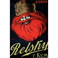 thumbnail image 2 of Vintage Apple Collection 11x14 Gold Ornate Wood Framed with Double Matting Museum Art Print Titled - Belsky Vodka Ret, 2 of 4