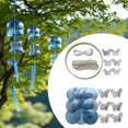 thumbnail image 2 of ZOUSSIQI DIY Shell Butterfly Wind Chimes Kit Windchime Hanging Decoration Craft Making Kit for Garden, Patio, Outside, Home, Yard Decor, Multicolor CA919-30213, 2 of 7