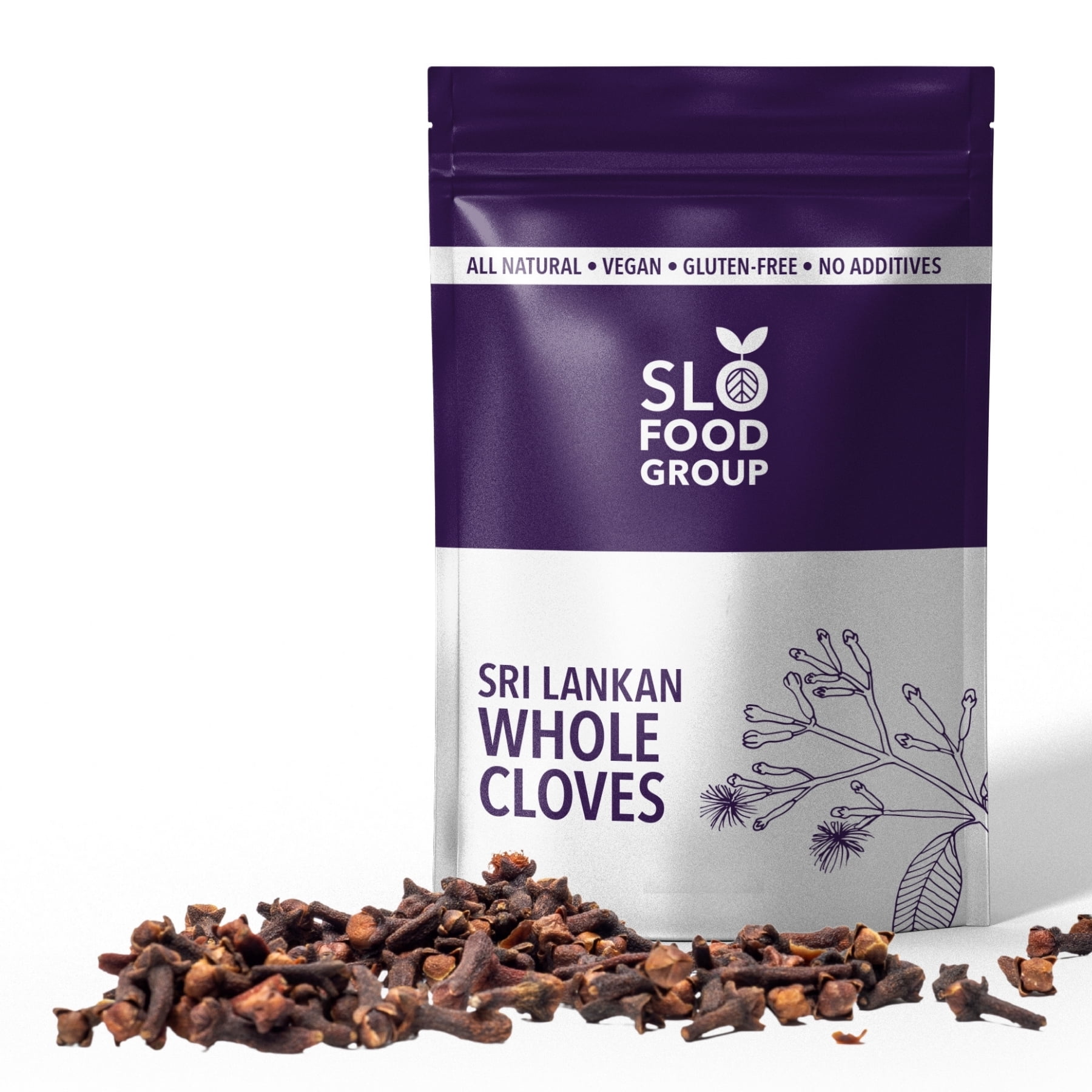 Slofoodgroup Whole Cloves Spice for Cooking or Baking 4oz